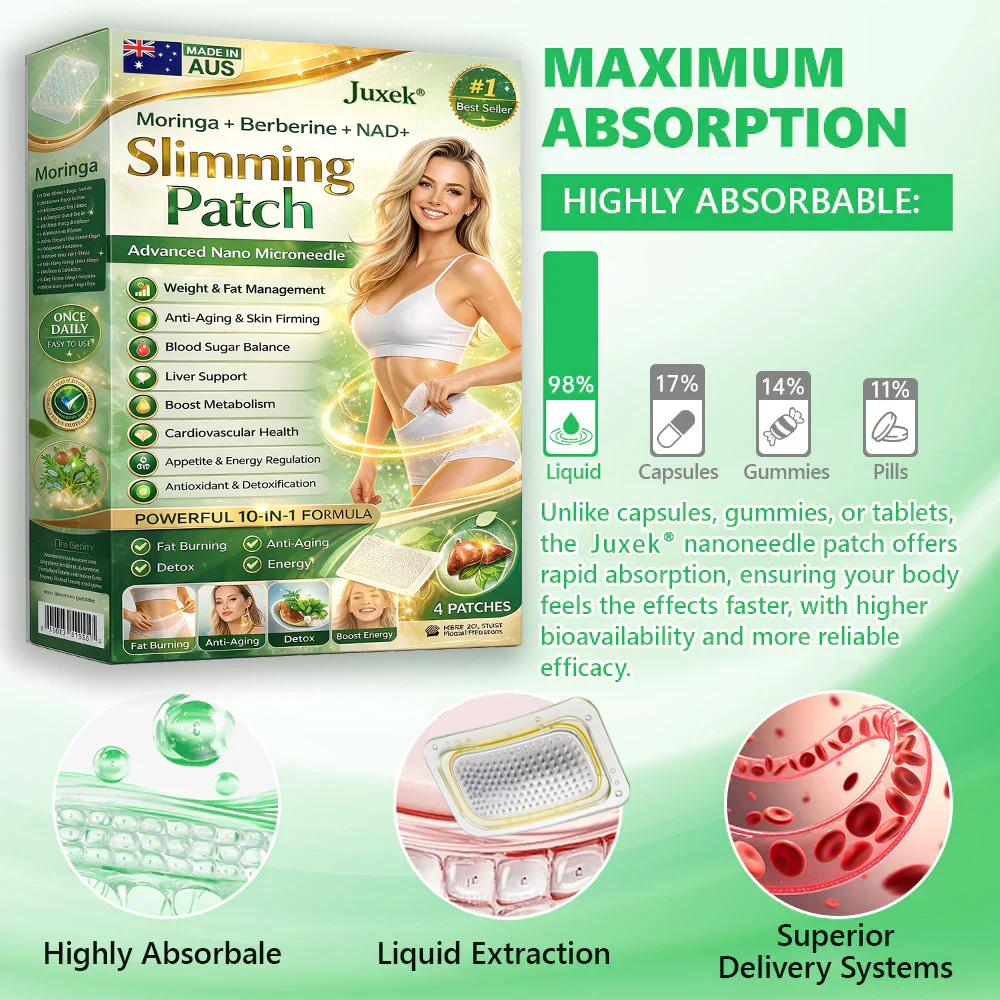 Garlivo® Berberine Slimming Microneedle Patch | 10-in-1 Weight Management Support