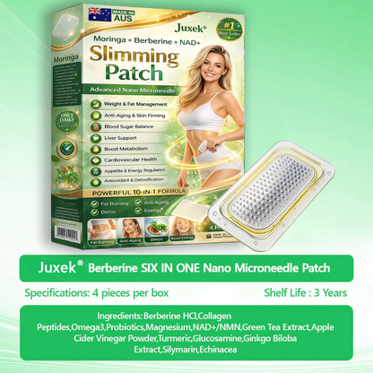 Garlivo® Berberine Slimming Microneedle Patch | 10-in-1 Weight Management Support