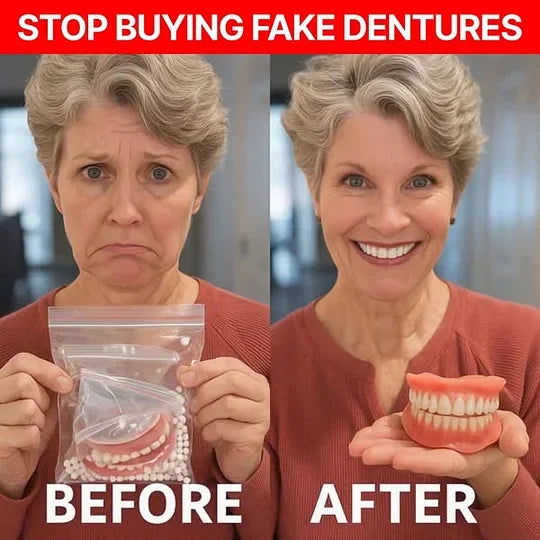 🌎Ends Today: 70% OFF! - Custom-Fit Full Functional Dentures Make you more confident✨