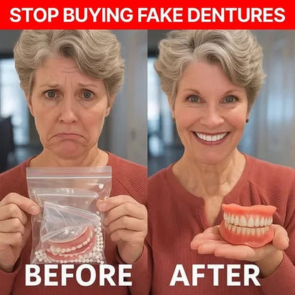 🌎Ends Today: 70% OFF! - Custom-Fit Full Functional Dentures Make you more confident✨