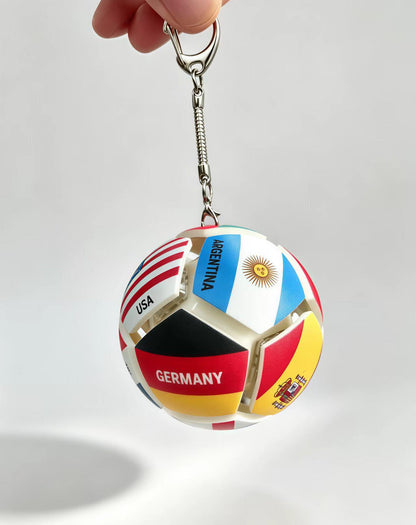⚽ Collectible Soccer Fidget Keychain — Press, Click & Carry Your Team Spirit
