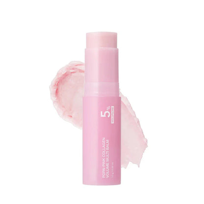 🔥LAST DAY 70% OFF  Pink Collagen Volume Balm Stick with 5% Volufiline 💖