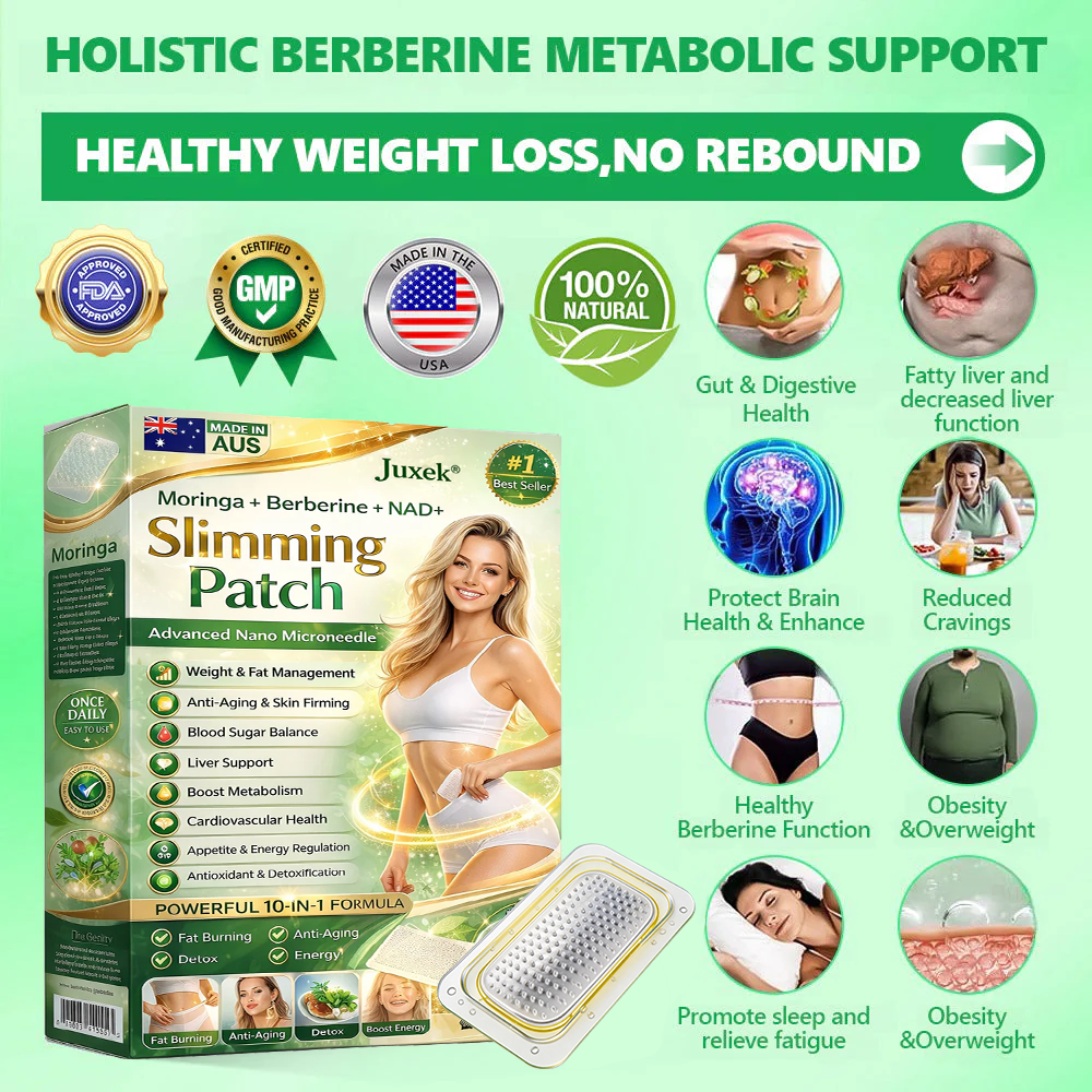 Garlivo® Berberine Slimming Microneedle Patch | 10-in-1 Weight Management Support