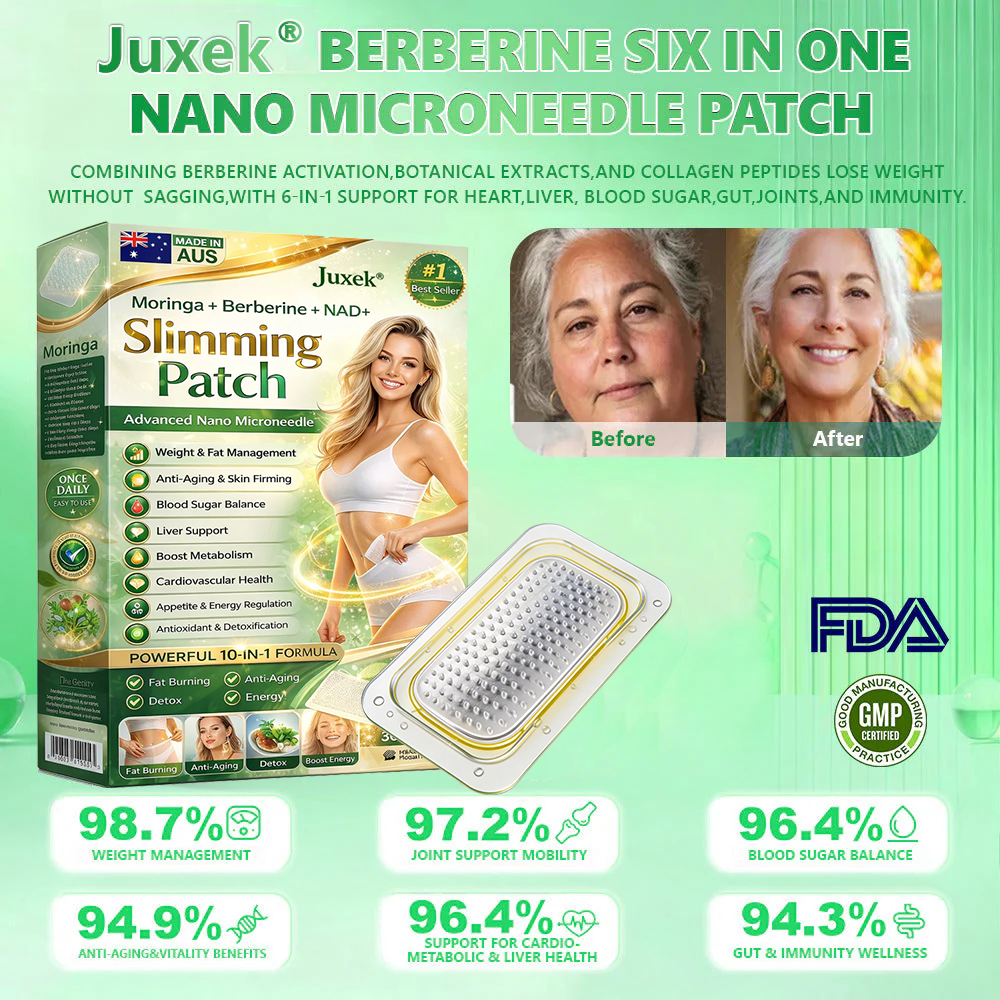 Garlivo® Berberine Slimming Microneedle Patch | 10-in-1 Weight Management Support