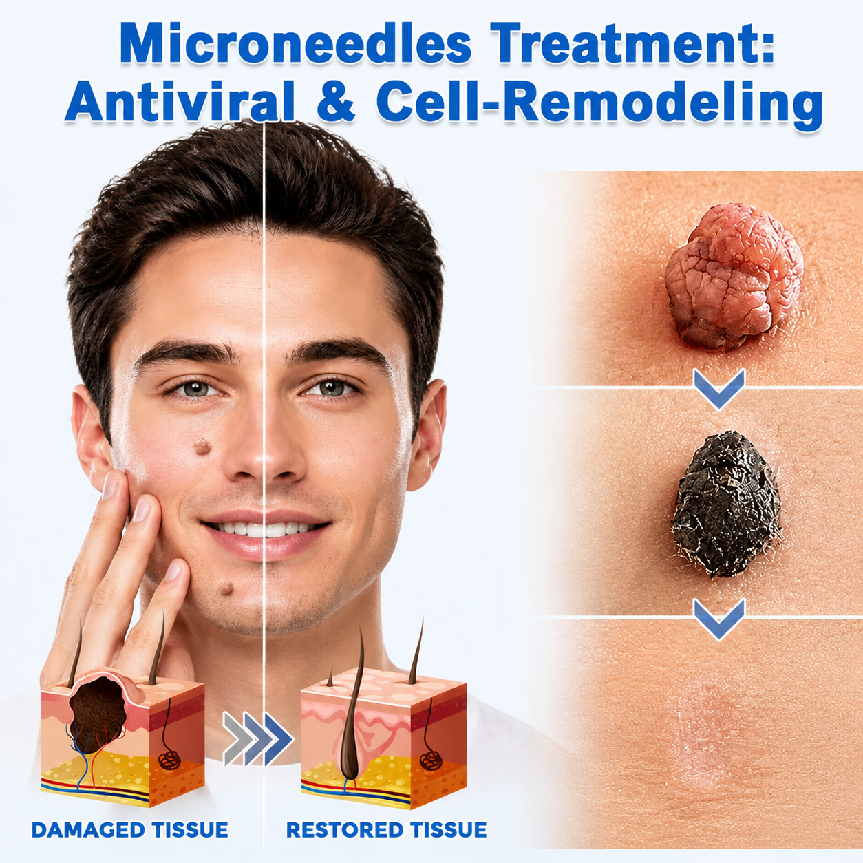 2-in-1 Microneedle & Hydrocolloid Patch🍀