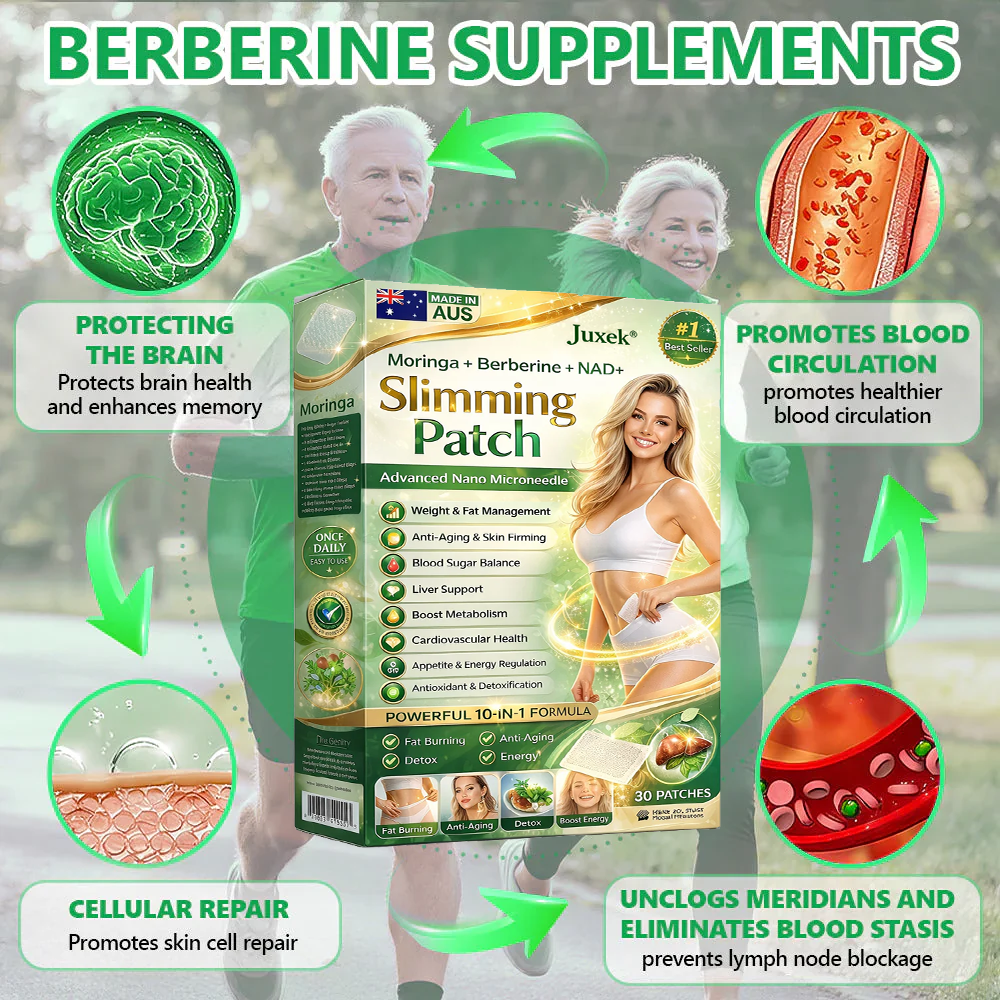Garlivo® Berberine Slimming Microneedle Patch | 10-in-1 Weight Management Support