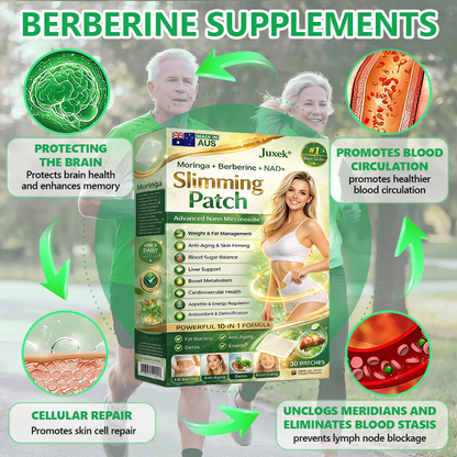 Garlivo® Berberine Slimming Microneedle Patch | 10-in-1 Weight Management Support