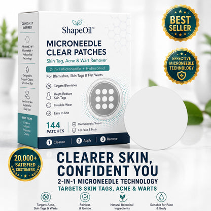 2-in-1 Microneedle & Hydrocolloid Patch🍀