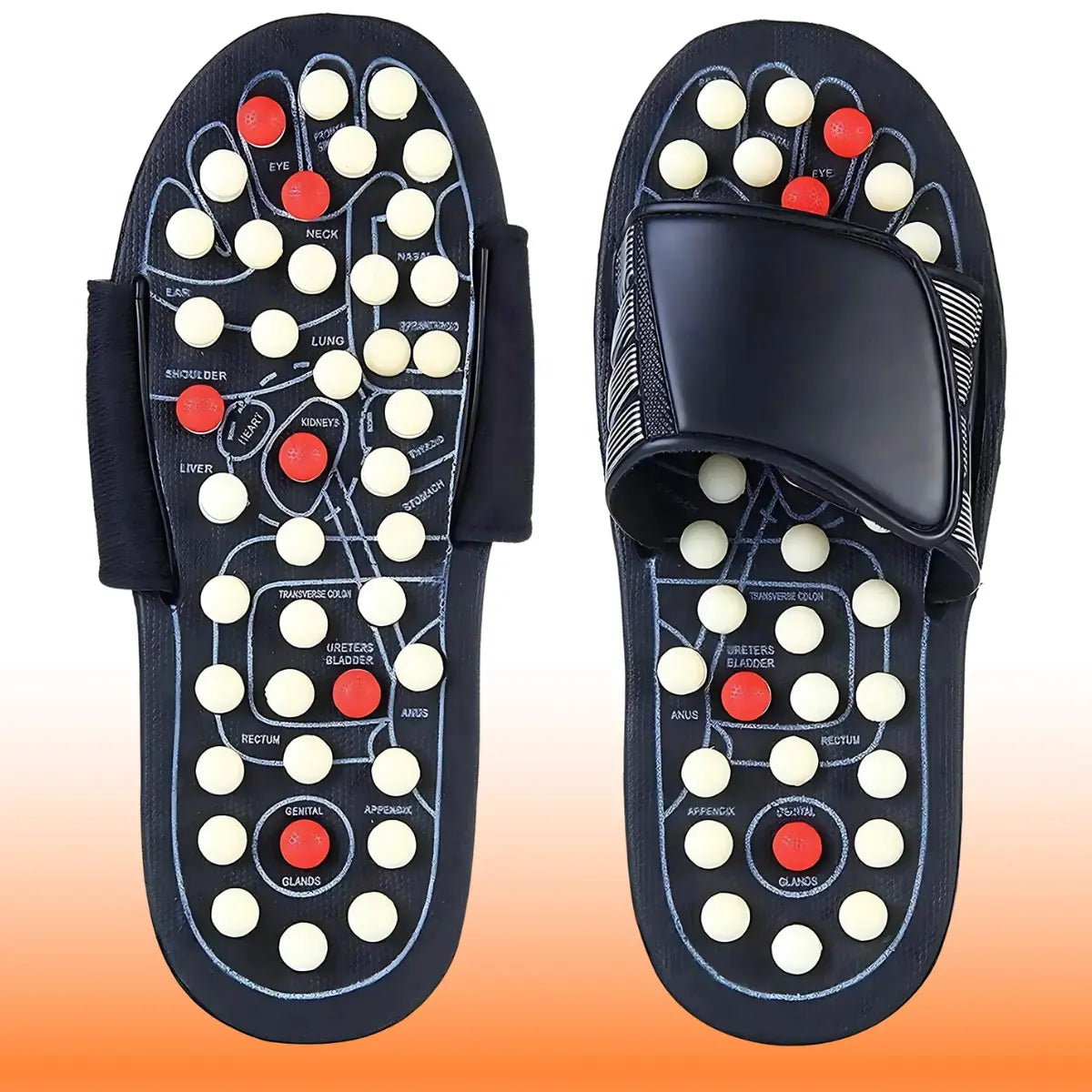 🩺 Therapeutic Acupressure & Magnetic Slippers 💊 – Relieve Foot Pain, Improve Circulation, Support Wellness