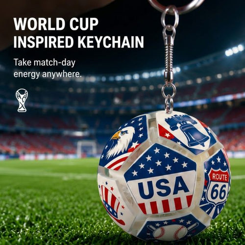 ⚽ Collectible Soccer Fidget Keychain — Press, Click & Carry Your Team Spirit