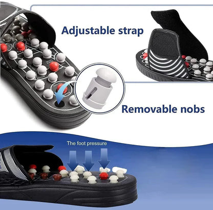 🩺 Therapeutic Acupressure & Magnetic Slippers 💊 – Relieve Foot Pain, Improve Circulation, Support Wellness