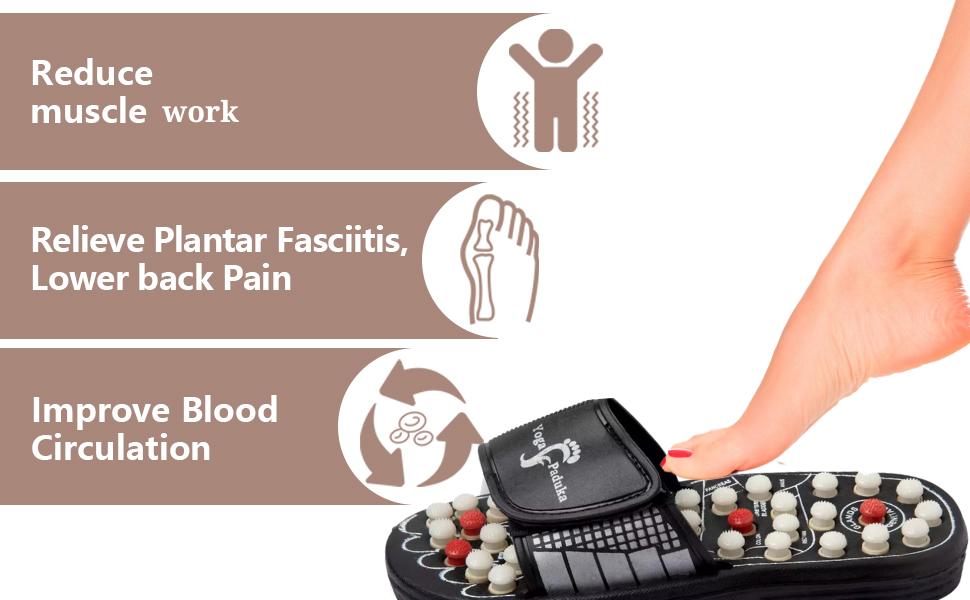 🩺 Therapeutic Acupressure & Magnetic Slippers 💊 – Relieve Foot Pain, Improve Circulation, Support Wellness